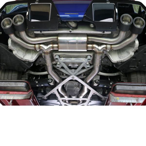 Preview: Komplettanlage m. Endschalldämpfer im RACE-Look