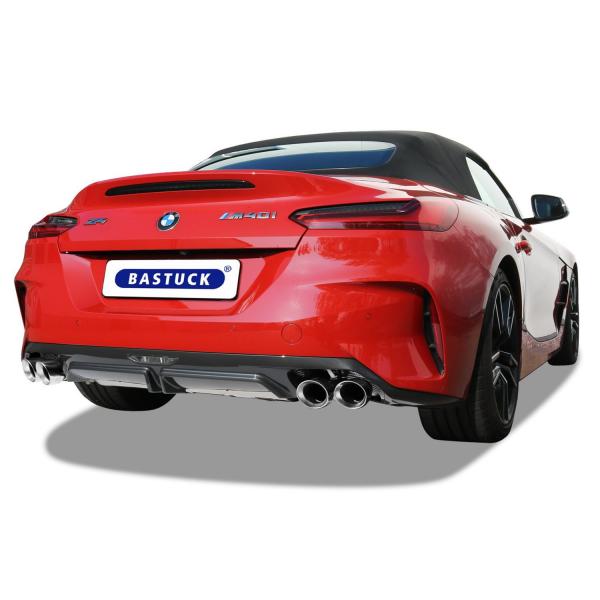 Endschalldämpfer "Quattro Slash" m. Klappe