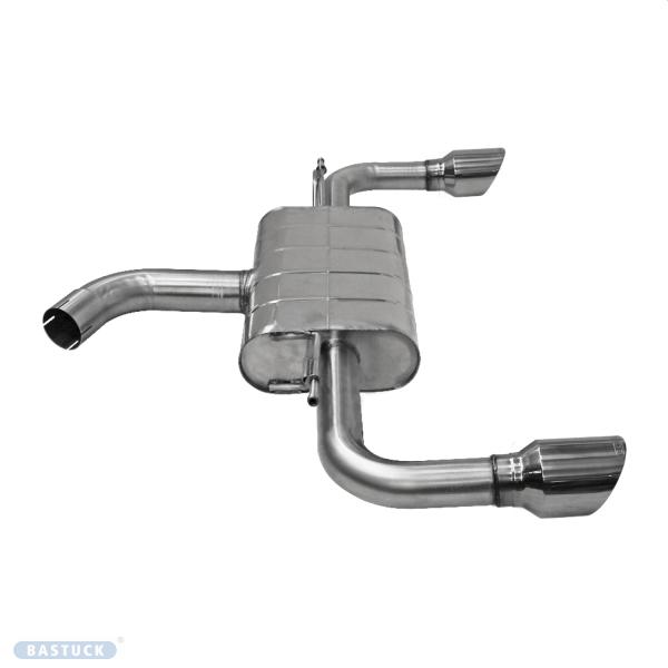 Endschalldämpfer, Endrohr Silber
